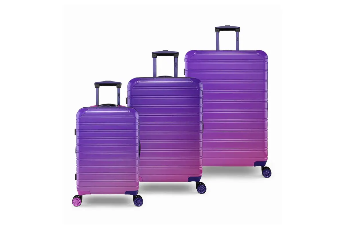 3pc iFly 20/24/28in Wheeled Hard Case Trolley Combo Luggage Bag Set ...