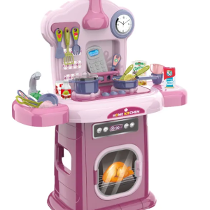 KIDS PLAY SERIES HAPPY CHEF KITCHEN PLAY SET WITH LIGHT AND MUSIC